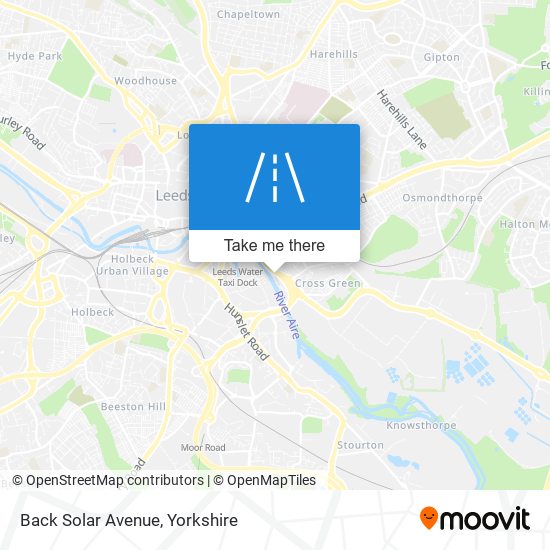 Back Solar Avenue map