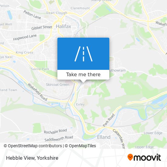 Hebble View map