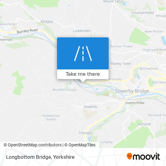 Longbottom Bridge map