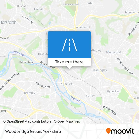 Woodbridge Green map