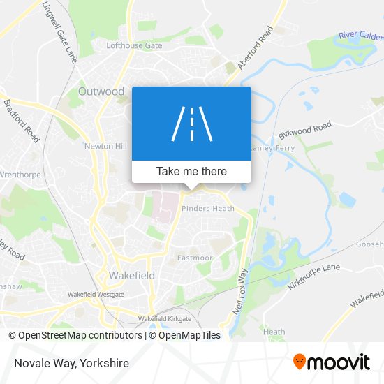 Novale Way map