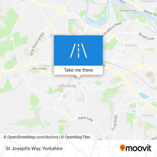 St Joseph's Way map