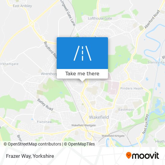 Frazer Way map