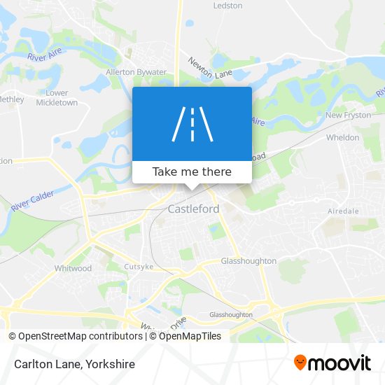Carlton Lane map
