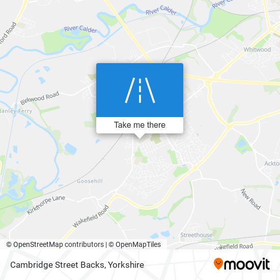 Cambridge Street Backs map
