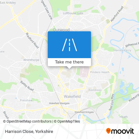 Harrison Close map