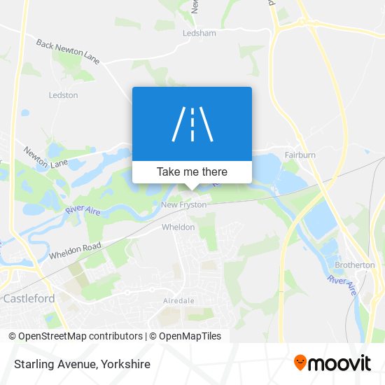 Starling Avenue map