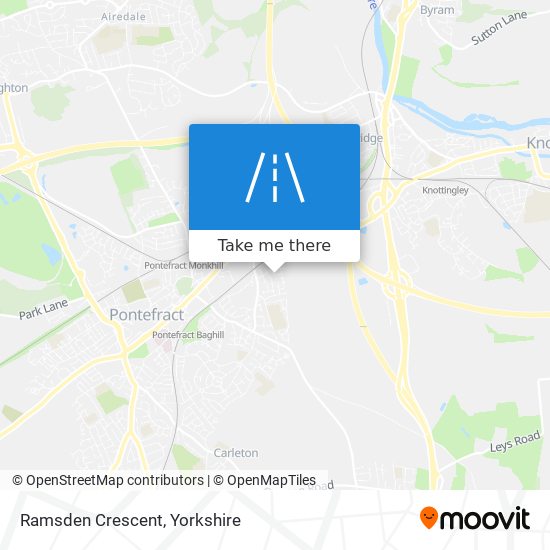 Ramsden Crescent map