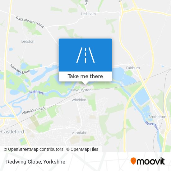 Redwing Close map