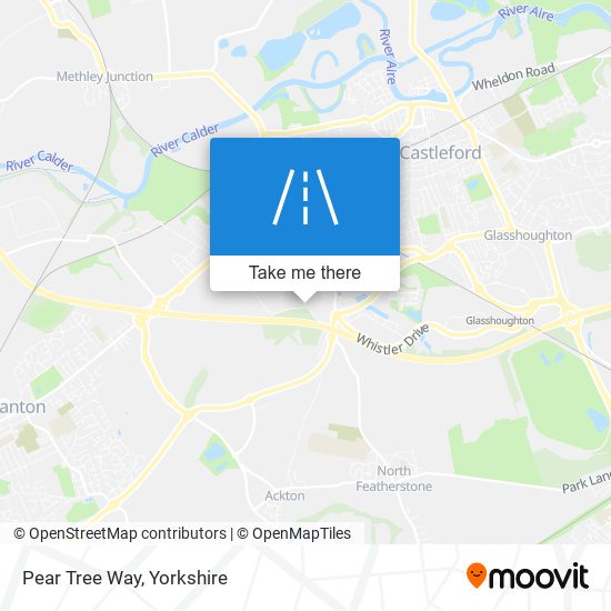 Pear Tree Way map