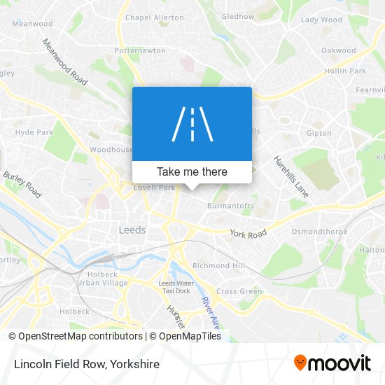 Lincoln Field Row map