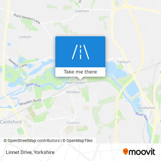 Linnet Drive map