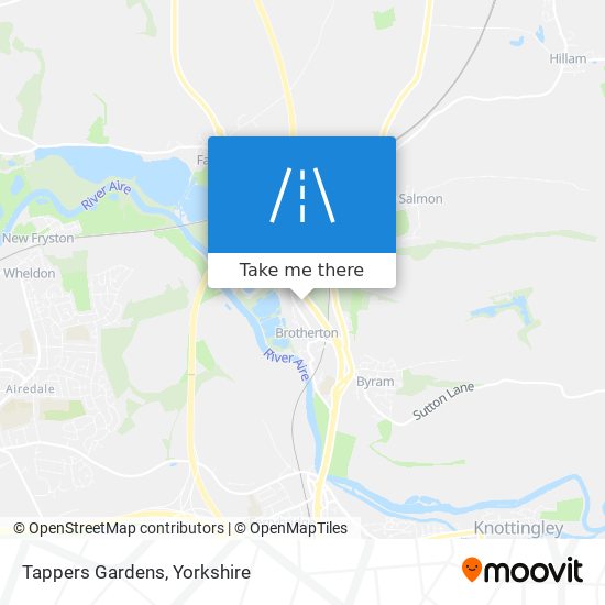 Tappers Gardens map