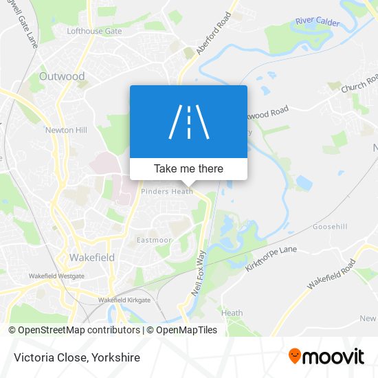 Victoria Close map