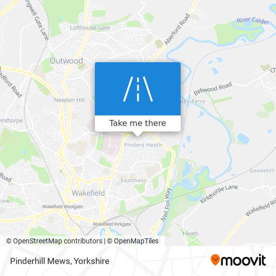 Pinderhill Mews map
