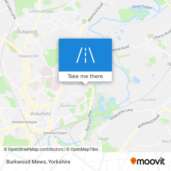 Burkwood Mews map