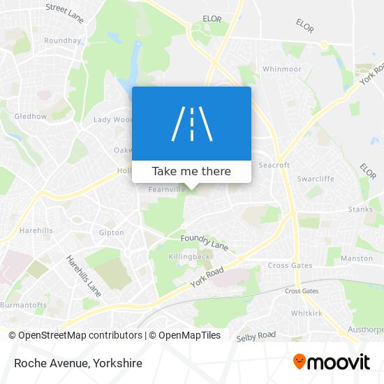 Roche Avenue map