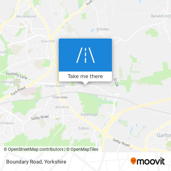 Boundary Road map