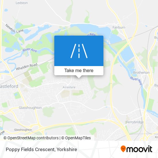 Poppy Fields Crescent map