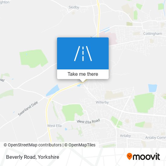 Beverly Road map