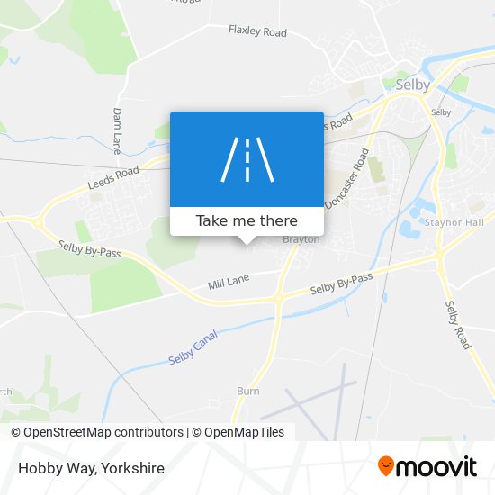 Hobby Way map