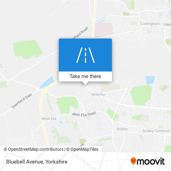 Bluebell Avenue map