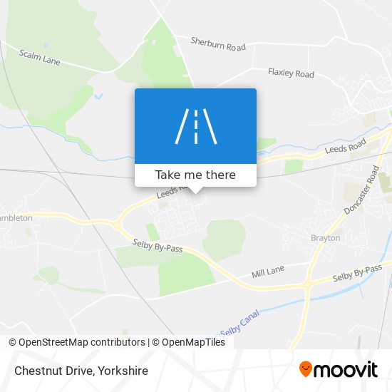Chestnut Drive map