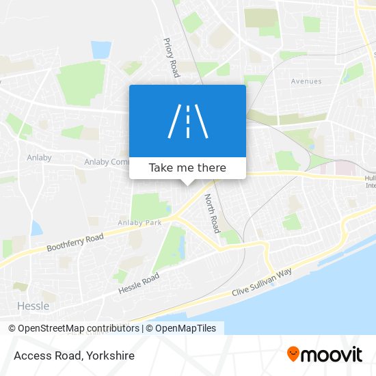 Access Road map