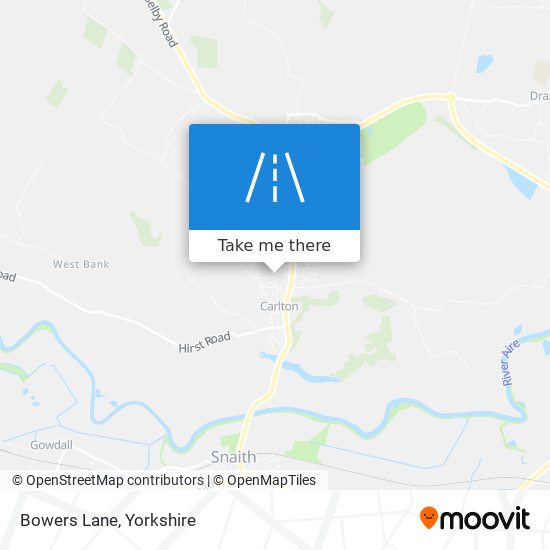 Bowers Lane map