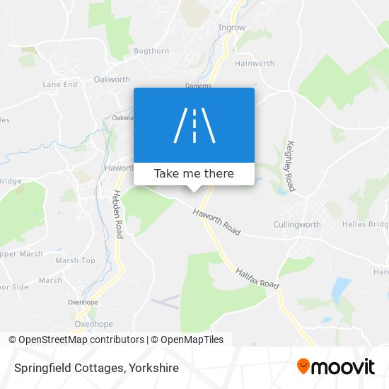 Springfield Cottages map