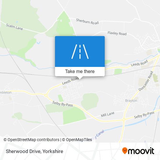 Sherwood Drive map