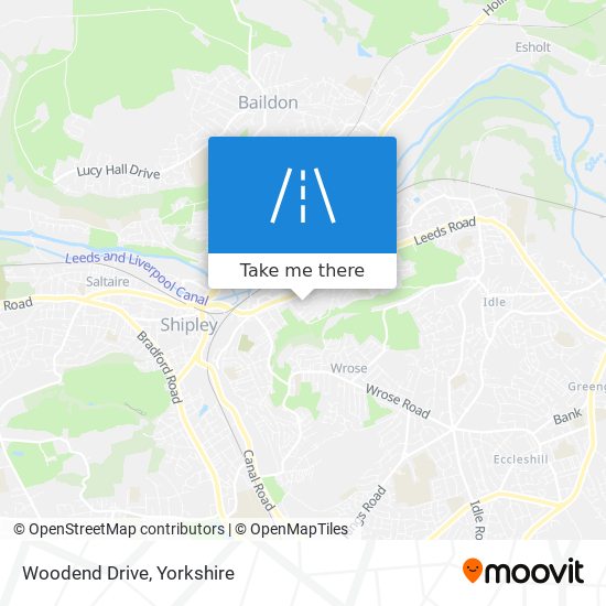 Woodend Drive map