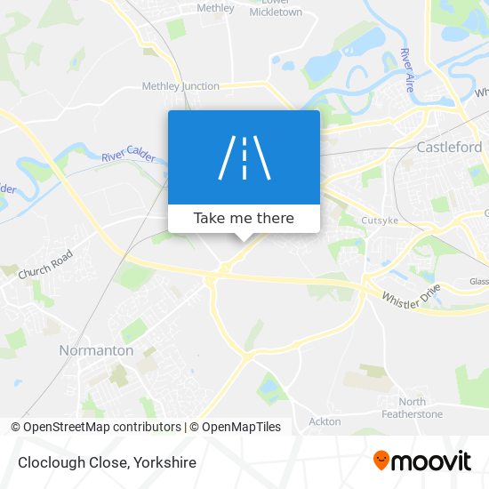 Cloclough Close map