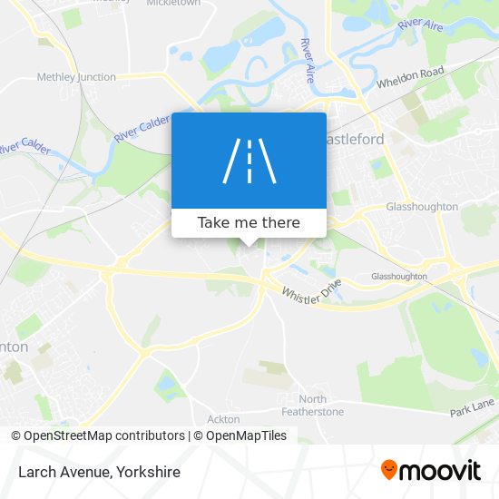 Larch Avenue map