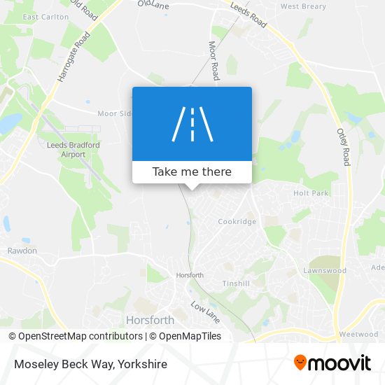 Moseley Beck Way map