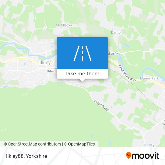 Ilkley88 map
