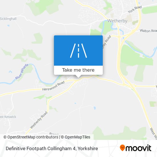 Definitive Footpath Collingham 4 map