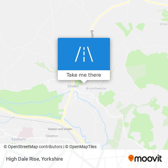High Dale Rise map