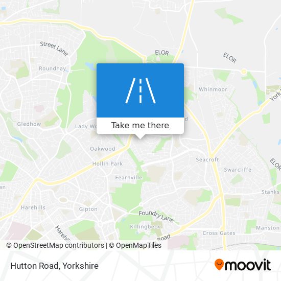 Hutton Road map