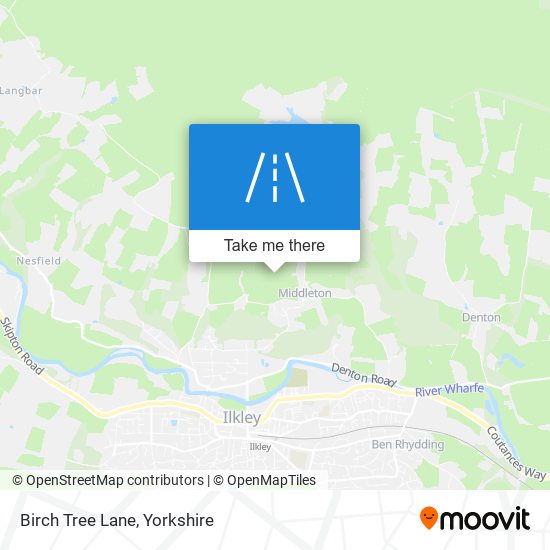 Birch Tree Lane map