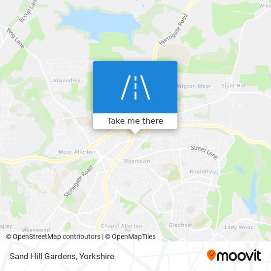 Sand Hill Gardens map