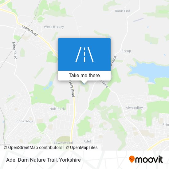 How to get to Adel Dam Nature Trail, Alwoodley by bus?