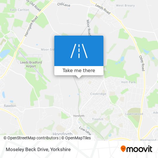Moseley Beck Drive map