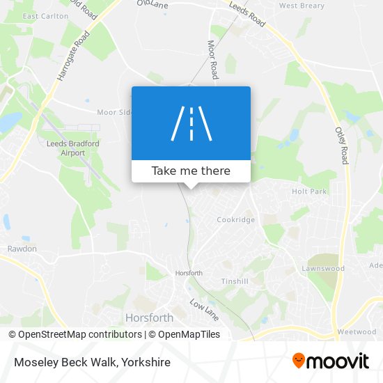 Moseley Beck Walk map