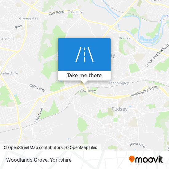 Woodlands Grove map