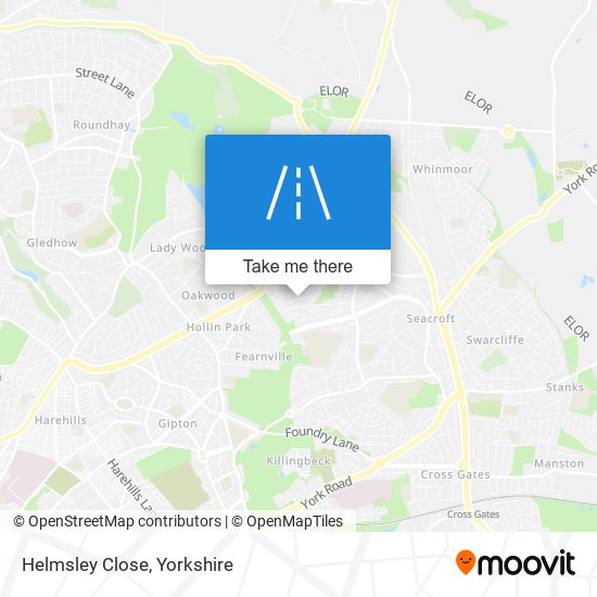 Helmsley Close map