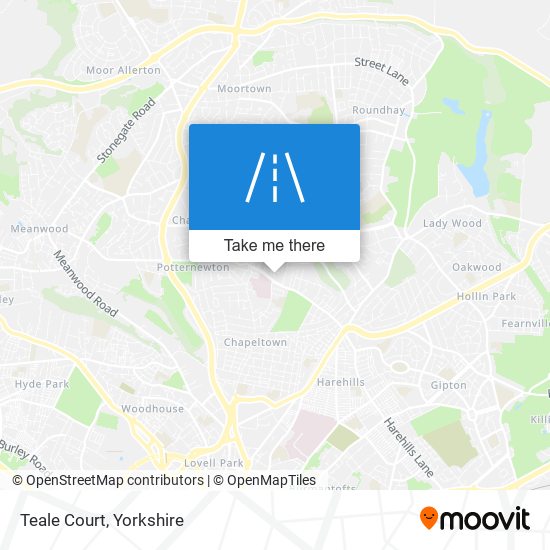 Teale Court map