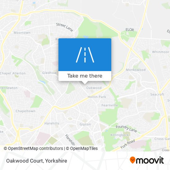 Oakwood Court map