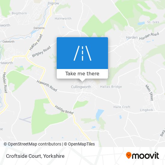 Croftside Court map