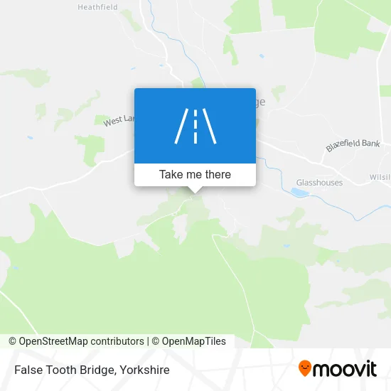 False Tooth Bridge map